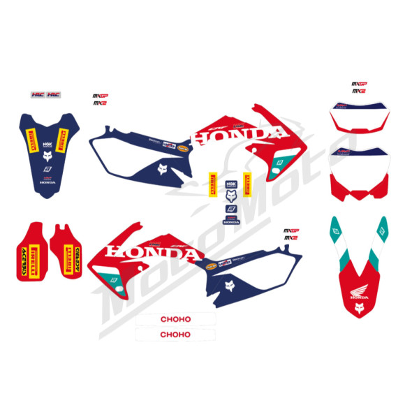 Blackbird lipdukų rinkinys REPLICA TEAM HRC 25 HONDA Honda CRF 250-450R 19-13