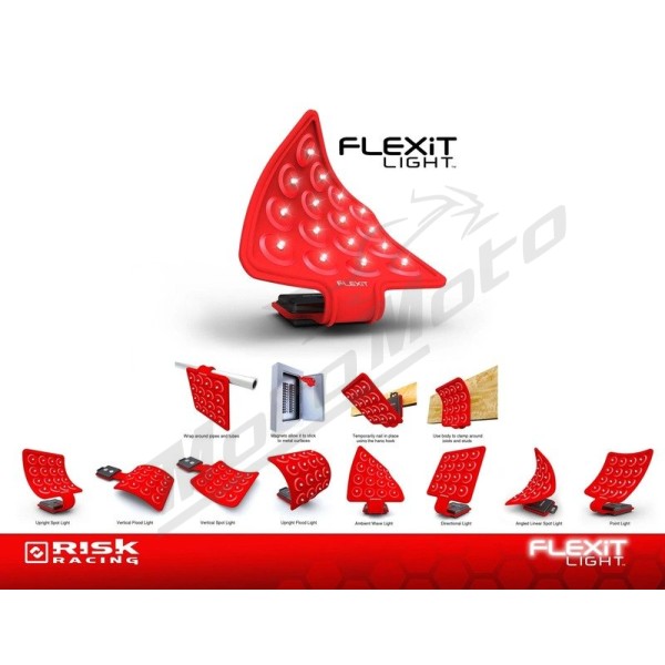 RISK RACING Flexit 2.0 - 200 Lumen Flexible Flashlight