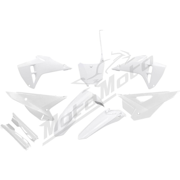 UFO Plastikų kompl. Honda CRF 250-450R 25-> Balta