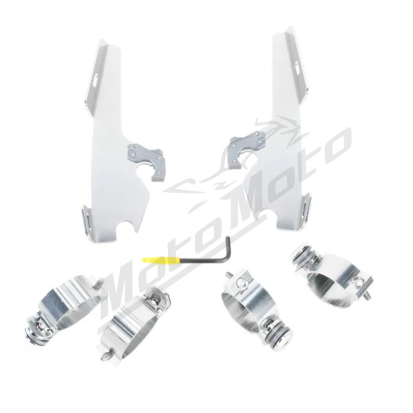 MEMPHIS SHADES METRIC Windshield Trigger-Lock Complete Mount Kit Honda VT 1300 CX 10-24