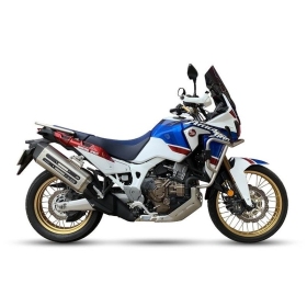 IXIL MXT Silencer Stainless Steel / Aluminium Black - Honda CRF1000L Africa Twin 2016-2019 EH6082SS