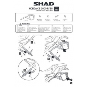 SIDE CASE HOLDER SET FOR HONDA CB1000R 2018-2021