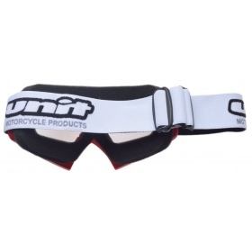 Off Road goggles red UNIT M18 (clear lens)