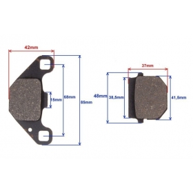 Brake pads MAXTUNED FT3075 / MCB519 STANDARD