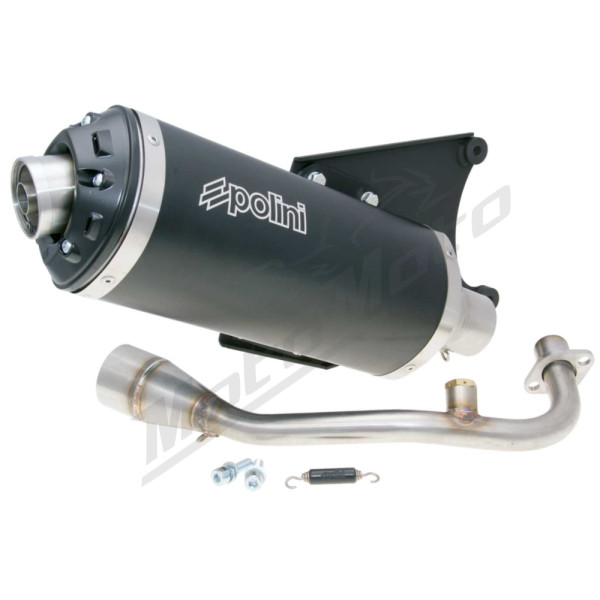 Exhaust POLINI Racing Black Vespa Primavera / Sprint 125-150cc 2016-2020