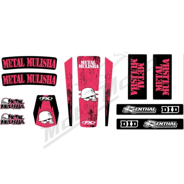 FACTORY EFFEX Trim Kit Universal Graphics Pink