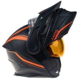 Helmet AMOQ Ballast w/ Electric visor Black / Orange