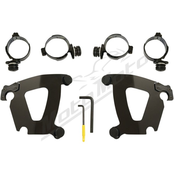 MEMPHIS SHADES HD Road Warrior Trigger-Lock Mount Kit Harley Davidson FXFB / FXFBS 1750-1868 18-23