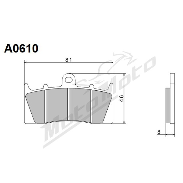 Nissin Brake Pads BMW / Kawasaki 400-1600cc 01-21