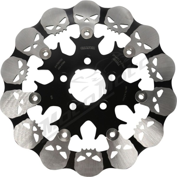 GALFER Skull Front Brake Rotor Harley Davidson FLD / FLDE / FXLRST / XL / XLH 883-1923cc 00-23