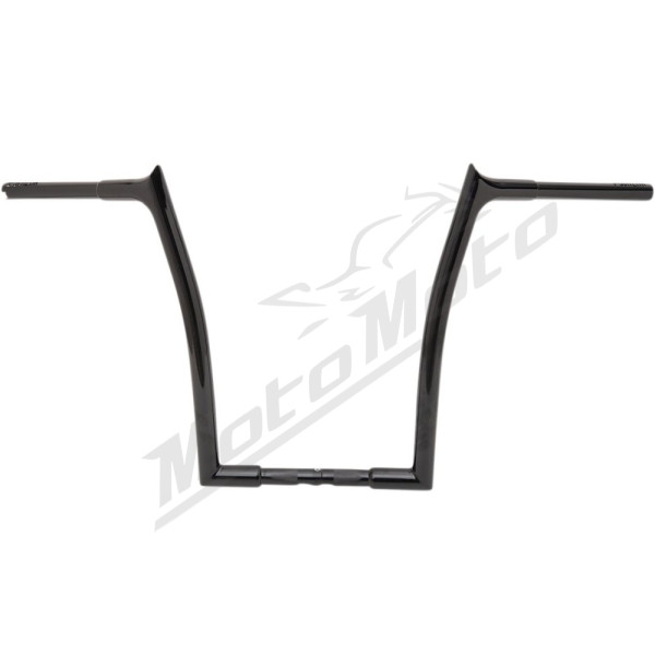 FAT BAGGERS INC. Pointed Top Handlebar Black 89x40.5cm Harley Davidson FLD / FLHR / FLRT / FXDB / FXDL / FXST 1340-1800 85-18