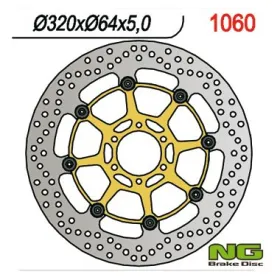 NG BRAKES Front Floating Brake Disc 320mm Aprilia / Benelli / BMW / Cagiva / Ducati 125-1200cc 87-21