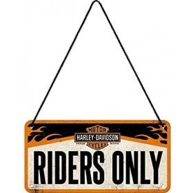 Metal tin sign HARLEY-DAVIDSON RIDERS 10x20