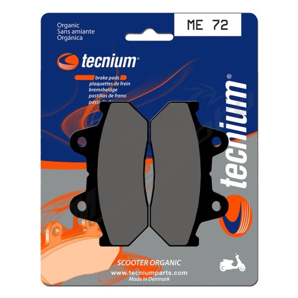 TECNIUM Scooter Organic Brake pads ME72 Honda CBX / CB 125 82-88