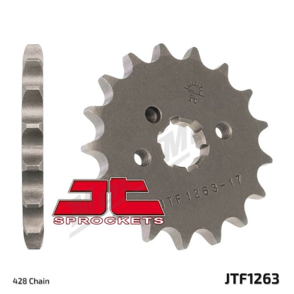 JT/JT Chain Kit 428HDR 15/34 Standard - Standard Rear Sprocket Yamaha MT / R 125cc 20-25