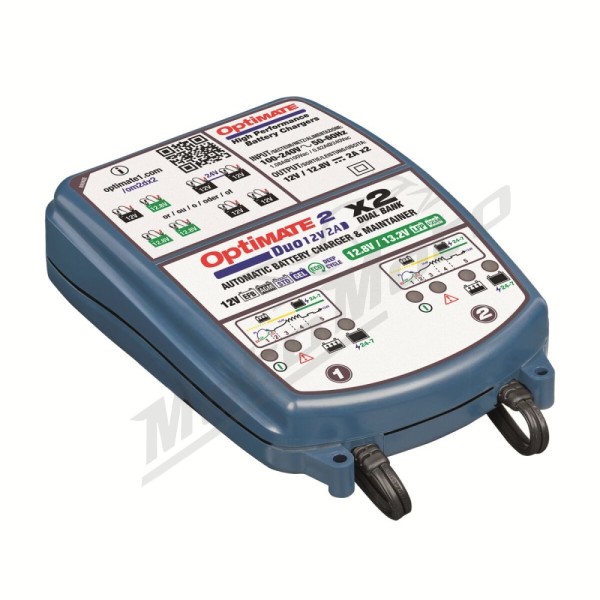 TECMATE OptiMate 2 DUO x 2 Bank