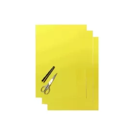 Blackbird Coloured sheet neon yellow 47x33cm (3pcs)
