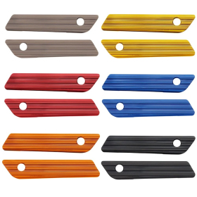 ARLEN NESS Saddlebag Latch Covers Harley Davidson FLH / FLHFB / FLHR 1690-1923cc 14-24