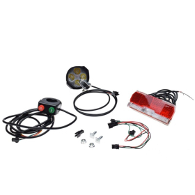 Maxtuned Elektrinio Dviračio Apšvietimo Komplektas Priekis + Galas 12-60V