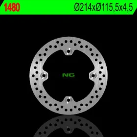 NG BRAKES Priekinis/galinis fiksuotas stabdžių diskas 214mm Can-Am Commander / Maverick 500-1000cc 12-19