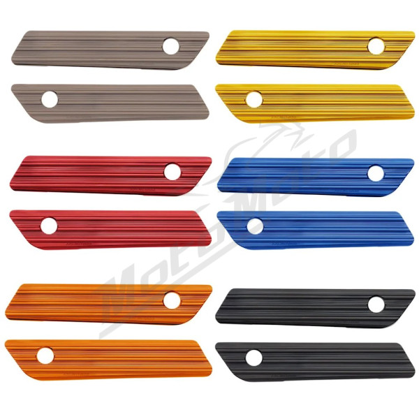 ARLEN NESS Saddlebag Latch Covers Harley Davidson FLH / FLHFB / FLHR 1690-1923cc 14-24