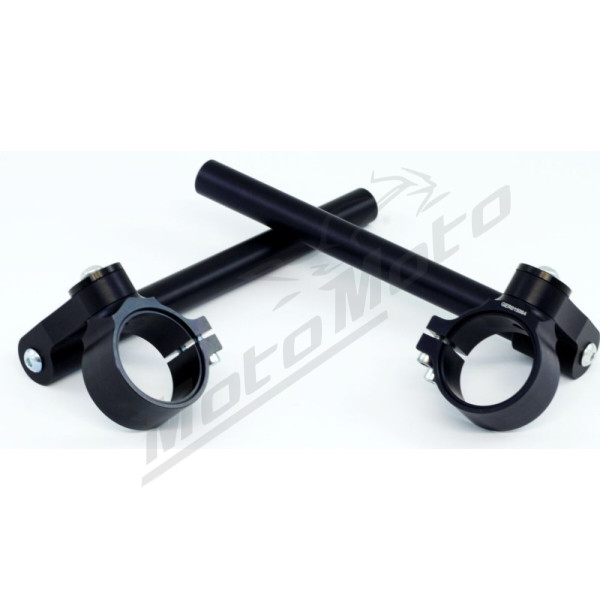 TRW Raised Clip-On Handlebar Kit +40mm Ducati / Honda / Kawasaki / MV Agusta / Suzuki / Triumph / Yamaha 250-1300cc 90-22