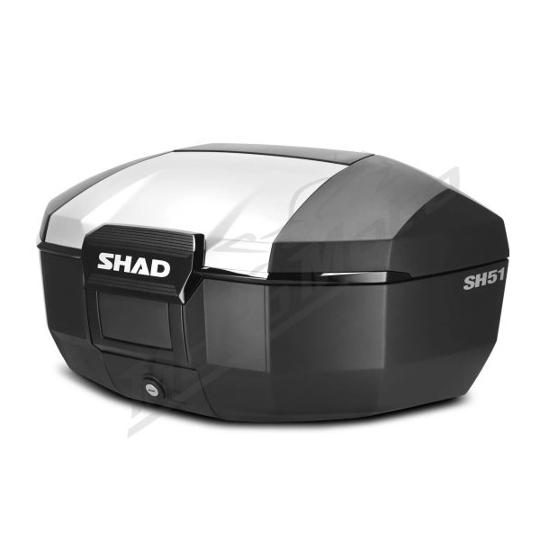 SHAD Galinė daiktadėžė aliuminė SH51 59x45.5x30cm