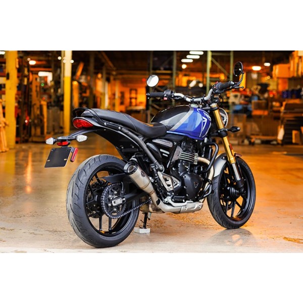 S&S CYCLE Grand National Slip-On Muffler Triumph Scrambler / Speed 400cc 24-25