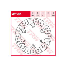 TRW Rear brake disc Yamaha XT 1200 10-19