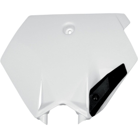 UFO Priekinio Numerio Lentelė KTM SX / XC 85-105cc 04-12 Balta