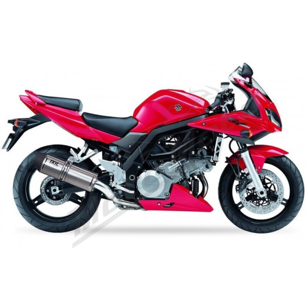 IXIL Hexoval Extrem Aliuminio / nerūdijančio plieno duslintuvas Suzuki SV 1000 03-05