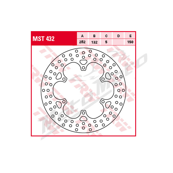 TRW Rear brake disc Yamaha XT 1200 10-19