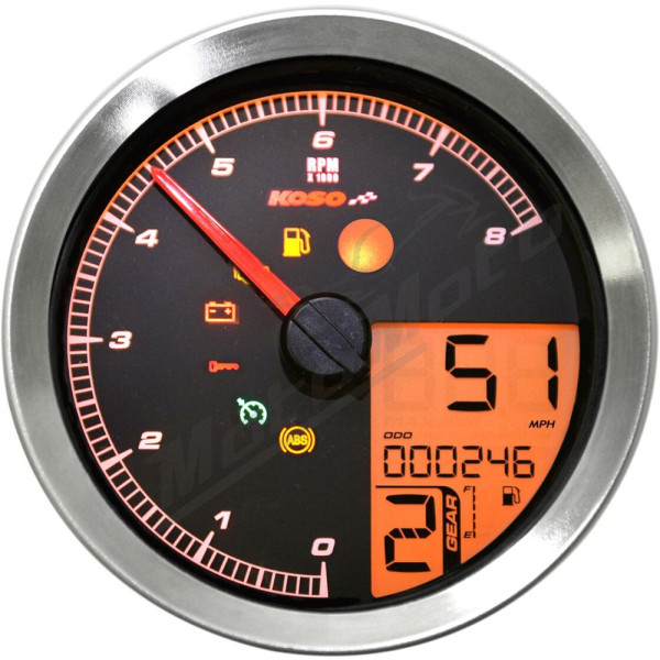KOSO NORTH AMERICA HD-04 Speedometer Harley Davidson FXD / FXDC / FXDCI / FXDI35 / FXDWG 883-1584cc 04-13