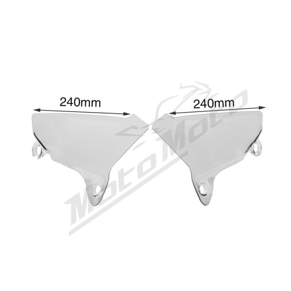 WRS DU019T šoninis deflektorius Skaidrūs Ducati Multistrada V4 1200cc 21-24