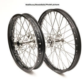 Haan Wheels REX Wheel 2,15 R19 GasGas / Husqvarna / KTM 125-450cc 23-24 Juoda / Sidabrinė