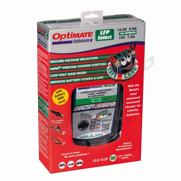 TECMATE OptiMate Lithium LFP 4S 9A/5S 7A Battery Charger