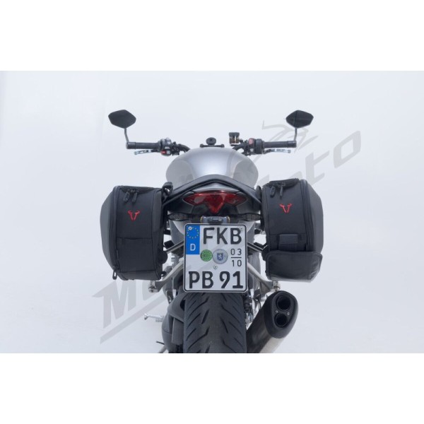 SW-MOTECH PRO BLAZE H Saddlebag Set with EDGE Protection & Heat Guard Triumph Speed Triple 1200 21-24