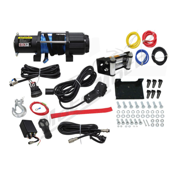 Bronco winch 5000lbs (2268kg) synthetic rope 5.5mm x 15.2m