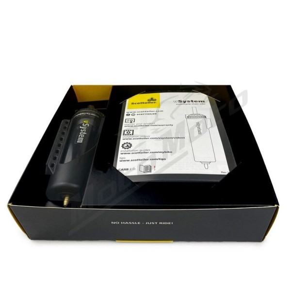 SCOTTOILER vSystem Chain Oiler Universal Edition + Biodegradable Green Lubricant