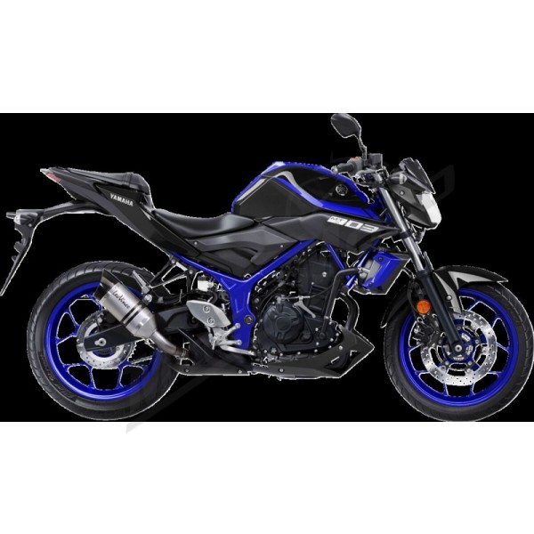 LEOVINCE "LV Pro" nerūdijančiojo plieno duslintuvas YAMAHA MT-03 18-24/YZF R-3 18-24
