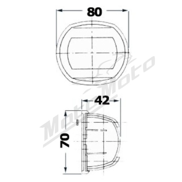 Osculati Sphera green navigation light 112.5°
