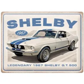 Metalinė lentelė SHELBY 1967 GT500 30x40 