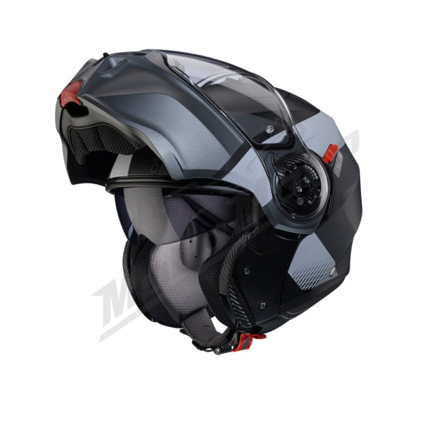 Flip-up Helmet Caberg Drift Duke Evo Indy Gray/Black Matte