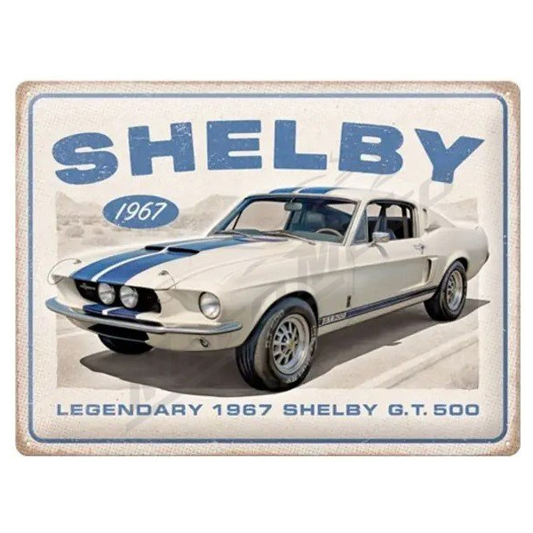 TIN SIGN SHELBY 1967 GT500 30x40 