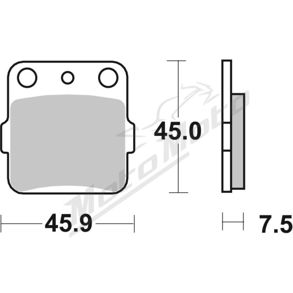 SBS RSI 592RSI Brake Pads Arctic Cat / Honda / Kawasaki / Suzuki / Yamaha 65-420cc 83-26
