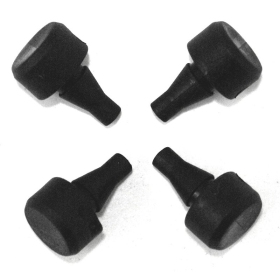Givi Z126a Mounting Plate Rubber 4 pcs. high Monorack/Wingrack