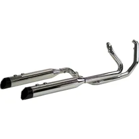 KHROME WERKS 2-Into-2 Two-Step Crossover Header System Harley Davidson FLHFB / FLHR / FLHRC / FLHRXS 1750-1977cc 17-24