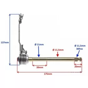 Gearbox shift shaft CHINESE CROSS / ATV YX140 4T