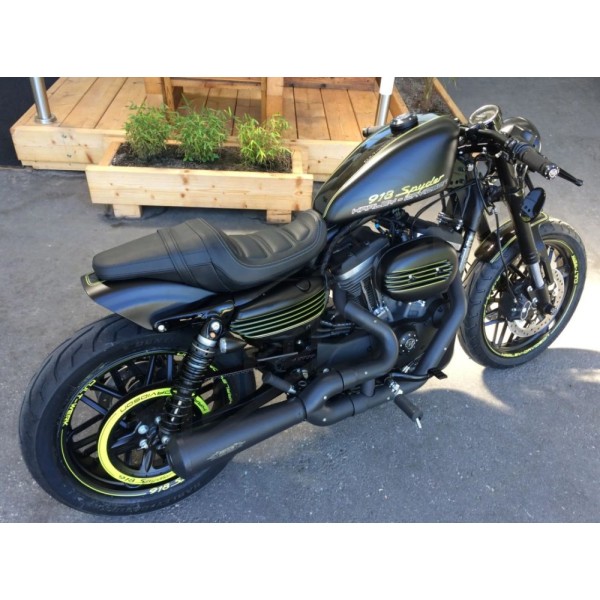 CULT WERK Galinis sparnas nedažytas originalus stilius Harley Davidson XL 883-1200cc 2004-2022