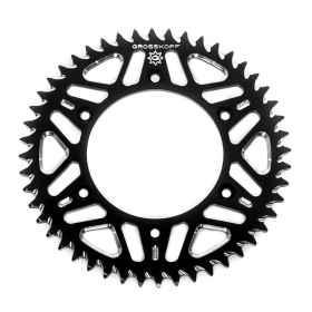 GROSSKOPF Aluminum rear sprocket black T7075 Yamaha YZ / YZF / WRF 99-24